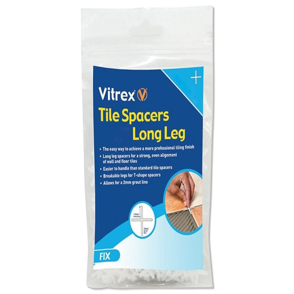 Vitrex Long Leg Spacer 3Mm Pack Of 1500