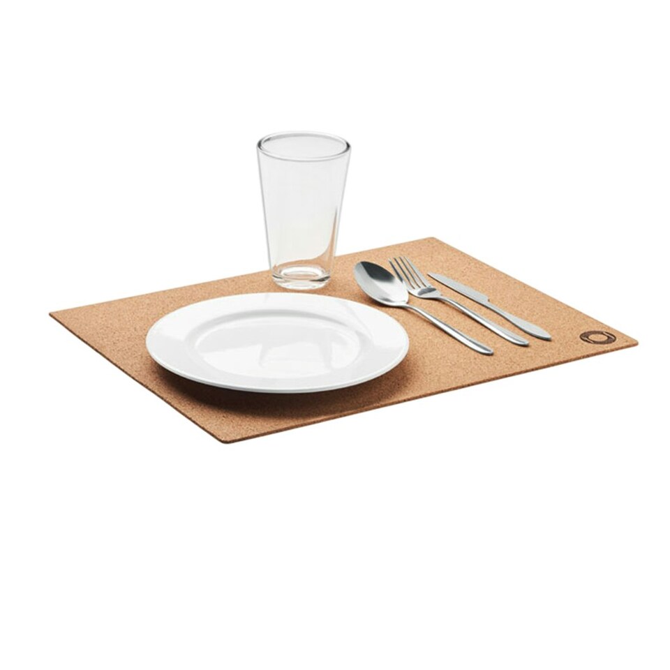 image 1 of MidOcean Buon Appetito Cork Placemat - Beige - One Size Brown