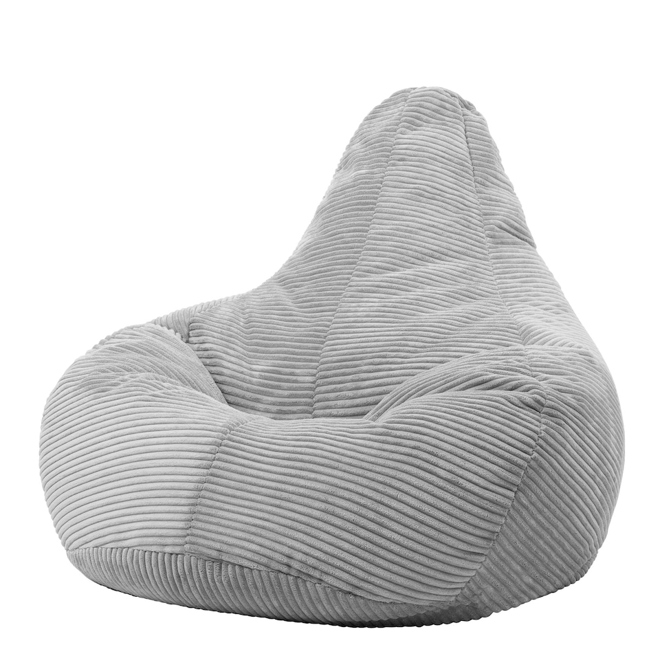 image 1 of icon Dalton Medium Beanbag Corduroy Light Grey Grey