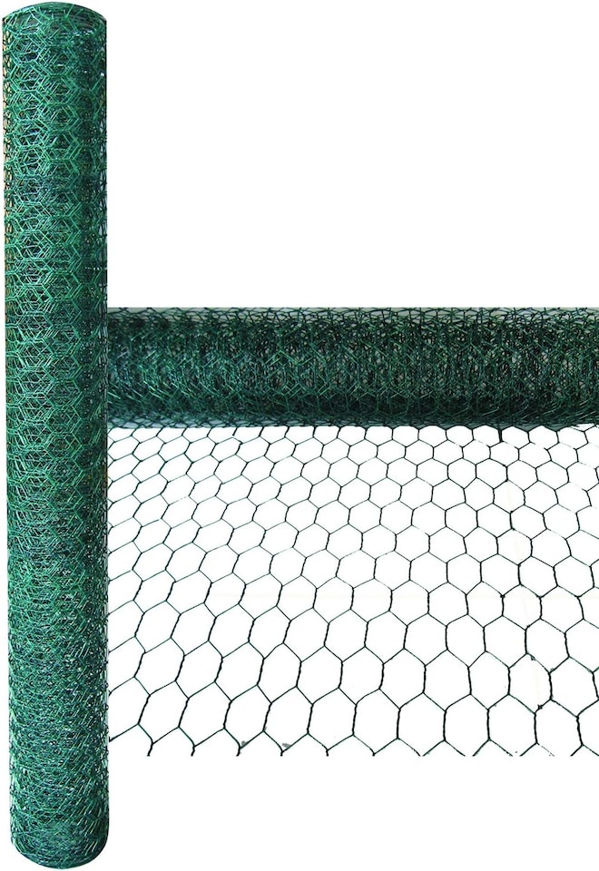 image 1 of Marco Paul 10m x 0.9m x 25mm PVC Coated Galvanised Wire Netting