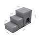 image 5 of Living and Home 3-Step Foldable Pet Ladder with Nest