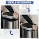 image 6 of HOMCOM Sensor Dustbin Touchless Trash Can Automatic Garbage Bin Stainless Steel 