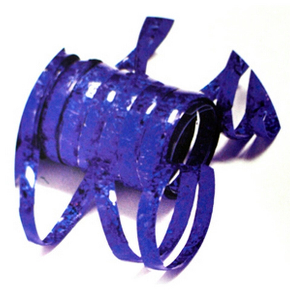 Creative Party Holographic Streamers - Electric Blue - One Size