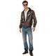 image 2 of Top Gun Unisex Adult Costume Jacket - Brown - L L