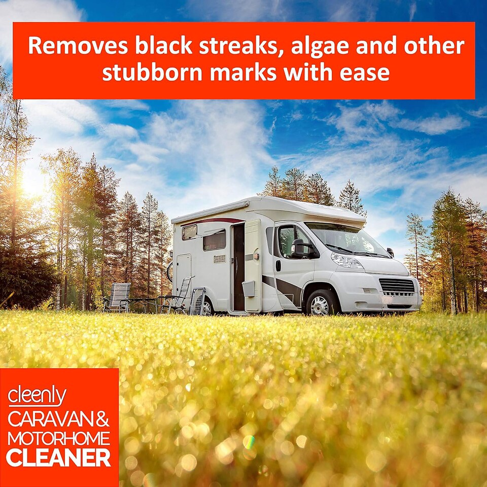 image 1 of Cleenly Caravan & Motorhome Cleaner Dirt & Algae Remover 2L