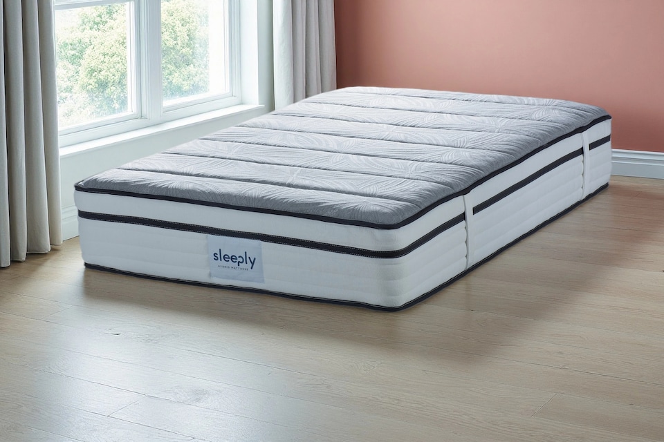 image 1 of Sleeply Hybrid Mattress 2000 Pocket Sprung multi layered soft touch - Double | Grey