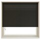 image 1 of 100cm Black 25mm Slat PVC Venetian Blind (152cm Drop)