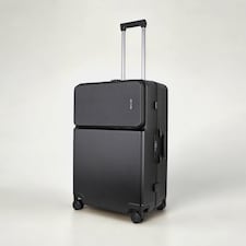 Large Suitcase 26’ Inch Hard Shell Checked Luggage - Lightweight, Durable with Built-in Cupholder, TSA Lock, Dual Spinner Wheels