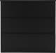image 4 of Malvern 3 Drawer Chest Black