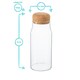 image 3 of Argon Tableware Glass Storage Bottles with Cork Lids - 720ml - Pack of 6