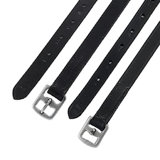 Hy Stirrup Leathers (One Pair) - Black - 56in