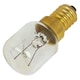 image 4 of SPARES2GO Glass Lamp Lens Cover + 25w Light Bulb compatible with Siemens Oven Cooker