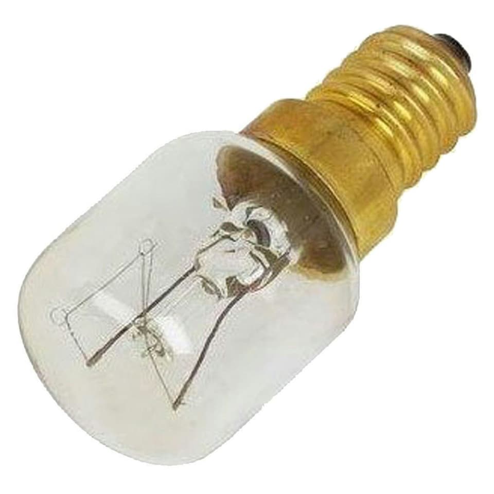 image 1 of SPARES2GO Glass Lamp Lens Cover + 25w Light Bulb compatible with Siemens Oven Cooker