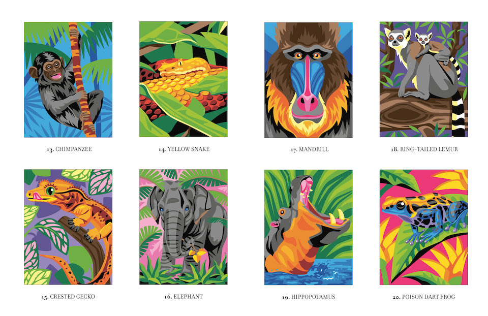 image 1 of Mystery Colouring - Wild Animals Book