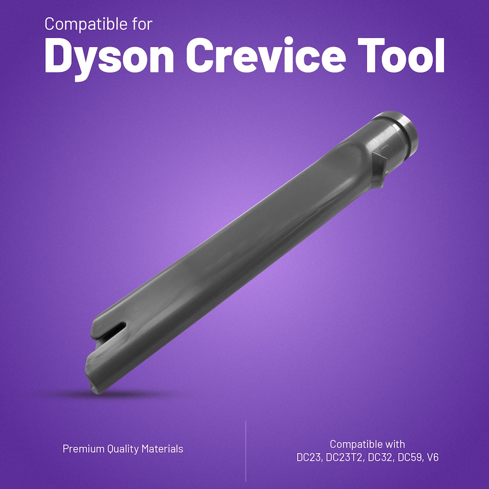 image 1 of Reliapart Vacuum Crevice Tool Attachment for Dyson V6 Ideal for Narrow Spaces