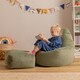 image 2 of Icon Kids High Back and Footstool, Jumbo Cord, Sage Green