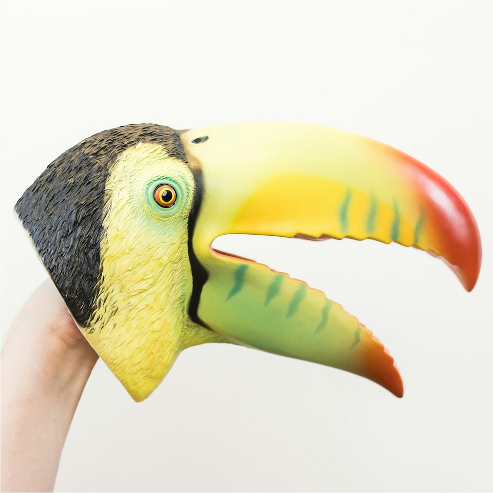 image 1 of Wild Thingz Green Toucan Hand Puppet