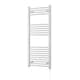 image 1 of Zennor - White Electric Towel Rail H1200mm x W500mm Curved 500w Standard