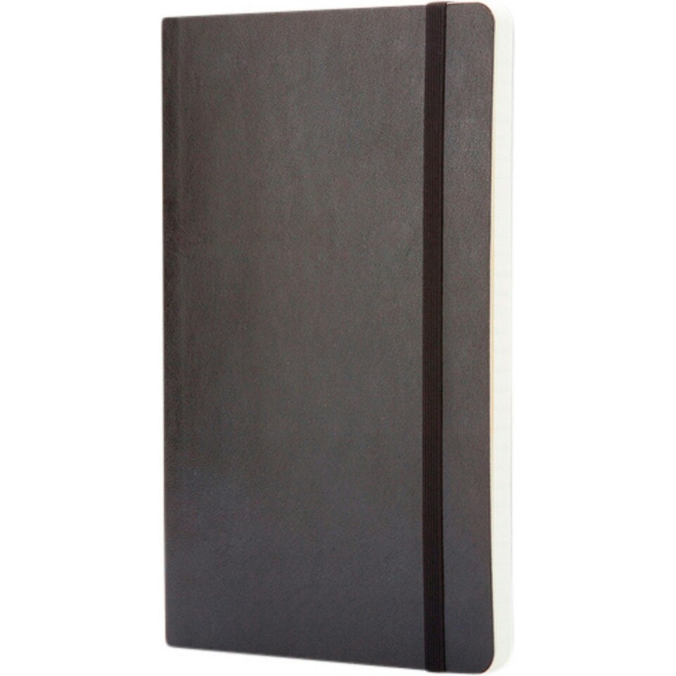 image 1 of Moleskine Classic L Soft Cover Squared Notebook - Solid Black - One Size