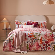 Furn Terra Nova Printed Reversible Duvet Cover Set | Multi | Multicolour | Super King