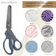 image 3 of Milward Pinking Shears - 23.5cm/9.25in Soft-Grip Zigzag Fabric & Craft Scissors for Sewing, Quilting & Papercraft