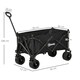 image 5 of Outsunny Foldable Garden Cart, Outdoor Utility Wagon with Carry Bag, Camouflage