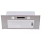 image 1 of SIA CUP90SI 90cm Canopy Cooker Hood Kitchen Extractor Fan In Silver Built-in