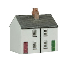 Graham Farish Scenecraft Rendered Workers' Cottages (Pre-Built)