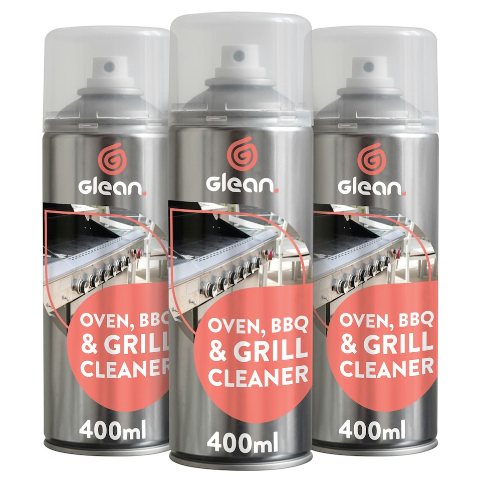 Glean Oven Grill BBQ Cleaner - 400ml - 3-Pack