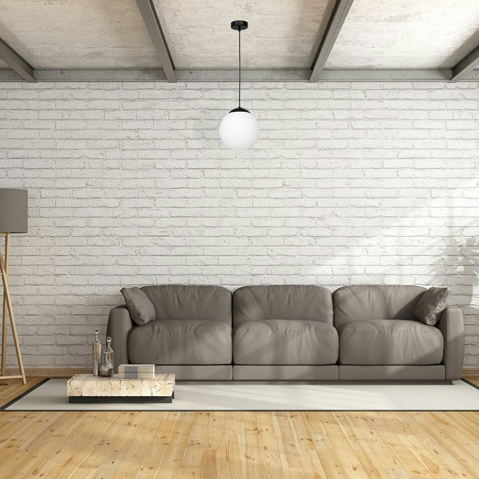 image 1 of Milagro Pendant Lamp Lima Black 1XE27