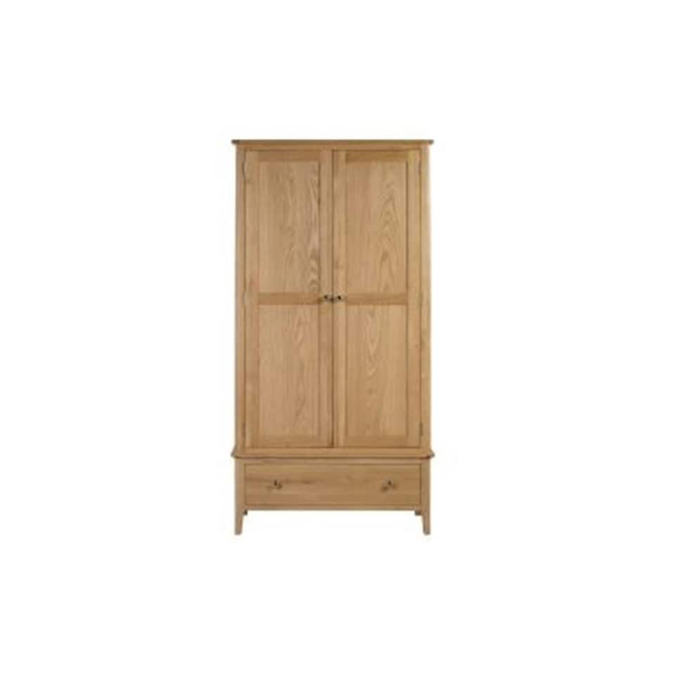 image 1 of Oakwood 2 Door 1 Drawer Wardrobe