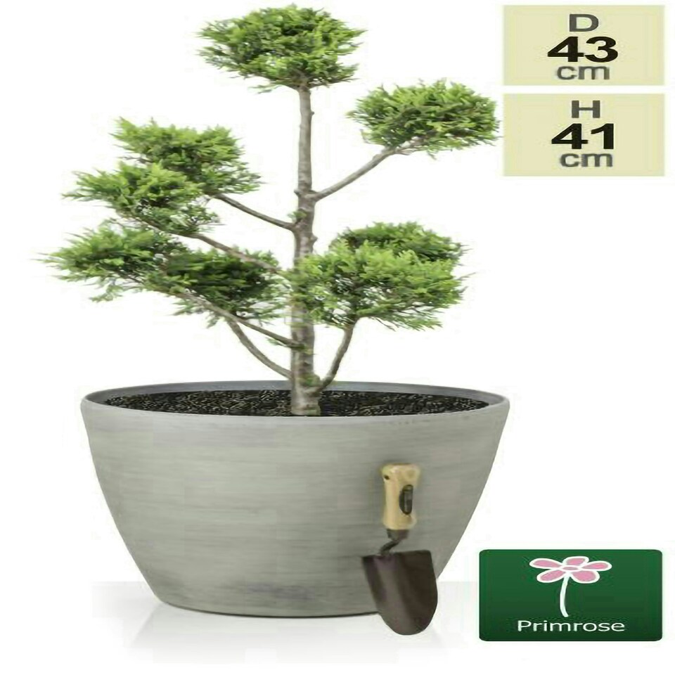 image 1 of Primrose Cone Planter Frost Resistant & Lightweight Cortina Stone 41cm x 43cm