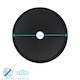 image 3 of Argon Tableware Round Non-Slip Serving Tray - 40.5cm - Black Black