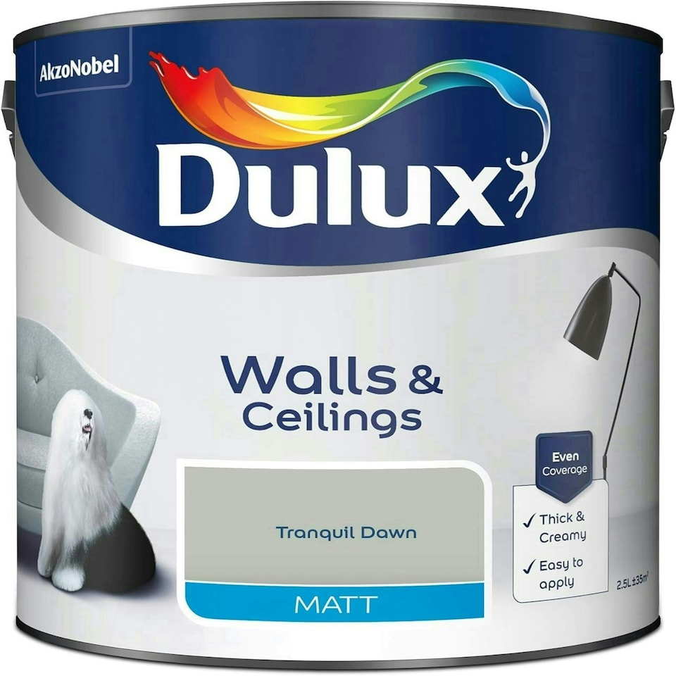 image 1 of Dulux Matt 2.5L Tranquil Dawn - Matt