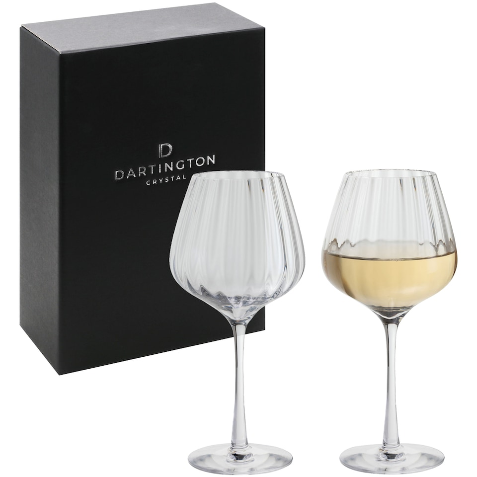 image 1 of Dartington Crystal Aurea White Wine Glasses Set Of 2