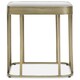 image 1 of Interiors by Premier Mirrored Top Side Table With Gold Polished Frame Green