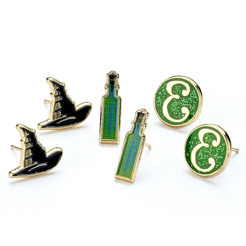 image 1 of Wicked Elphaba Stud Earring Set