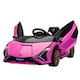 image 1 of HOMCOM Lamborghini Sian Licensed 12V Electric Car for Kids 2 Motors Toy Car with Remote Control Music Lights MP3 for 3-5 Years Pink