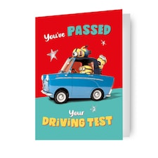 Despicable Me Passed Driving Test Card
