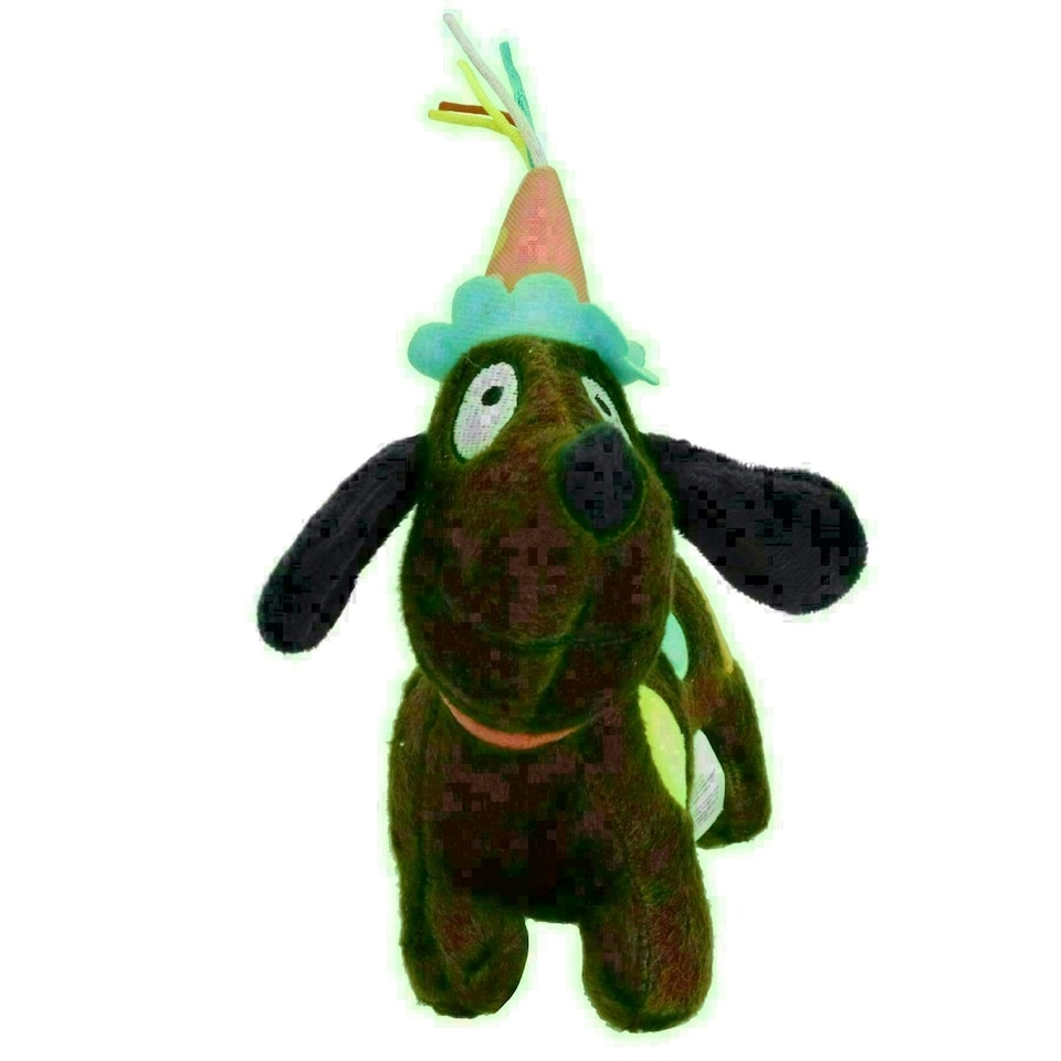 image 1 of Super Soft Plush Squeaky Party Animal Birthday Dog Puppy Happy Birthday Gift