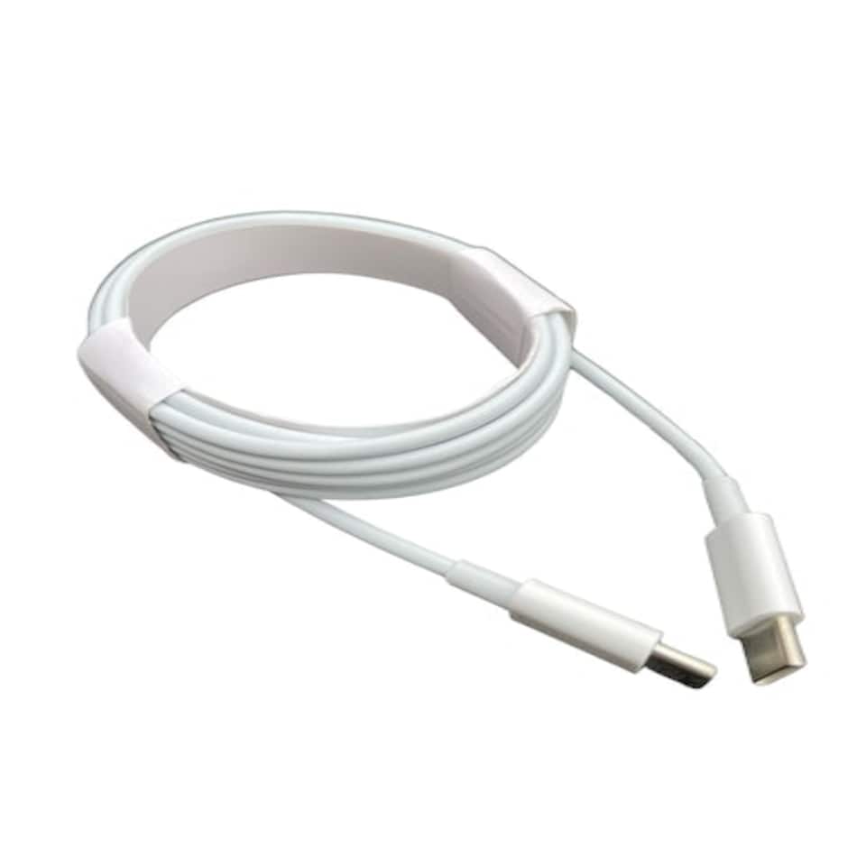 image 1 of 2m USB-C to USB-C Charging Cable White
