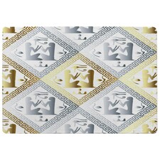 Egyptian Hieroglyphs in Gold & Silver (Rug) Multi | XL: 160x230cm