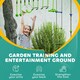 image 5 of AIYAPLAY Obstacle Course for Kid with 10 Piece Slackline Kit, Green