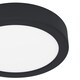 image 3 of EGLO Fueva 6 Ultra-Slim Surface-Mounted Integrated Black Round LED Light WBS Black