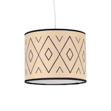 Aztec - 25cm Natural Pendant Shade Brown