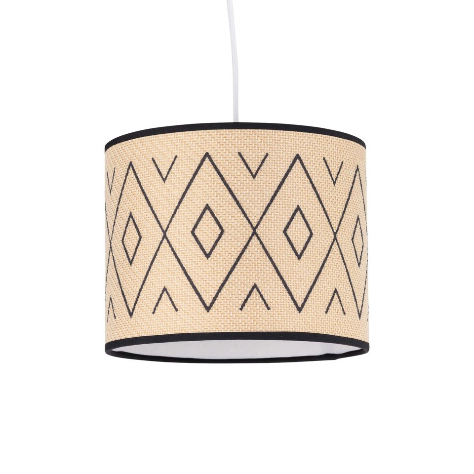 image 1 of Aztec - 25cm Natural Pendant Shade Brown