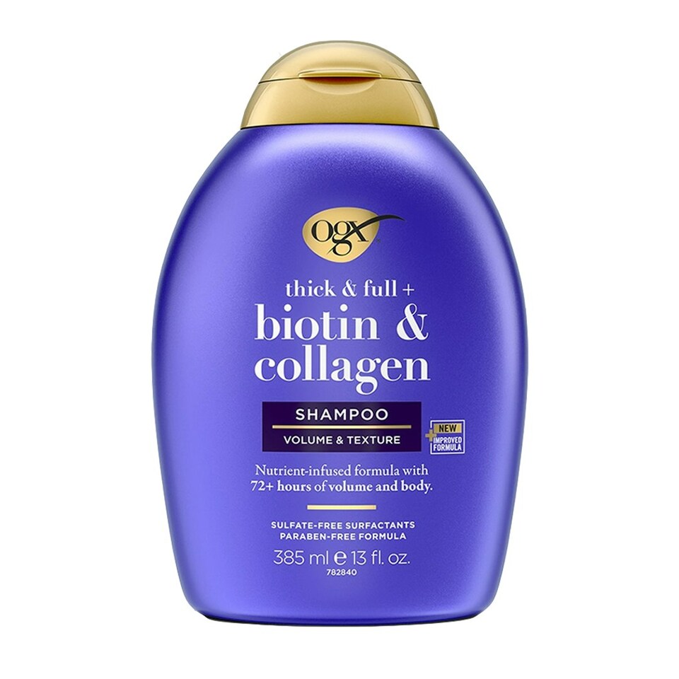 image 1 of OGX Thick And Full Biotin And Collagen Shampoo 385 ml
