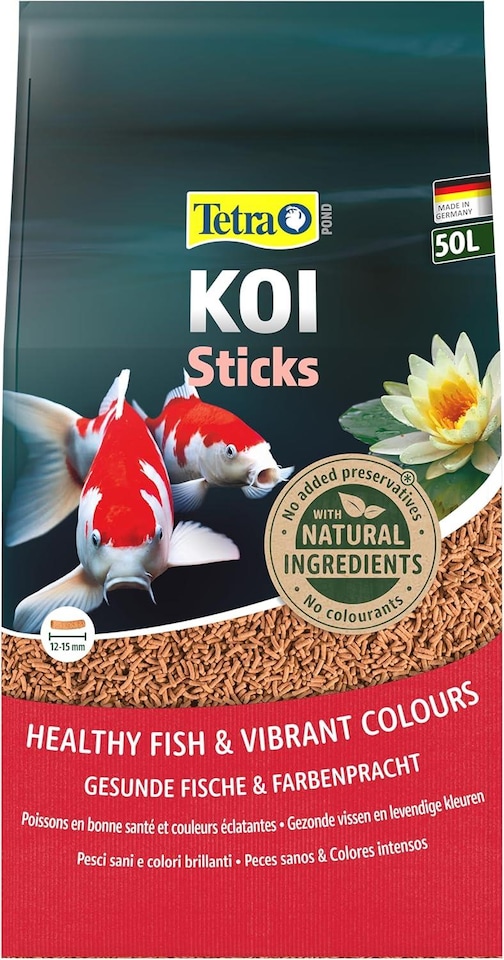 image 1 of Tetra Koi Pond Sticks 7.5kg Floating Fish Food - 50L