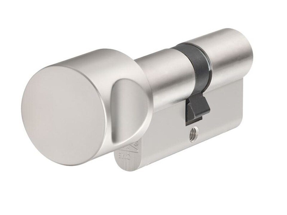 ABUS Mechanical - KE60NP Euro Thumbturn Cylinder Nickel Pearl Z45mm / K55mm Visi