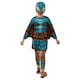 image 2 of How To Train Your Dragon Girls Deluxe Astrid Battlesuit Costume - Brown/Blue - 3-4 Years 3
